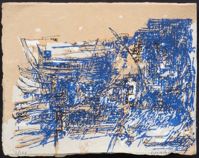 Lot 594 - MARIA HELENA VIEIRA DA SILVA (PORTUGUESE 1908-1992)