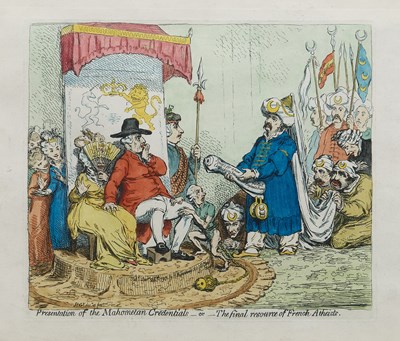 Lot 547A - JAMES GILLRAY (BRITISH 1757-1815)