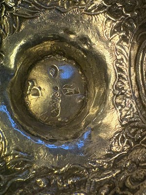Lot 73 - A DUTCH SILVER BRANDEWIJNKOM (BRANDY BOWL), PROBABLY FRISIAN, 17TH CENTURY STYLE
