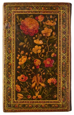 Lot 7 - A FINE ILLUMINATED QUR'AN COPIED BY MUHAMMAD AL-ISFAHANI, PERSIA, DATED 1878-9