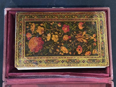 Lot 7 - A FINE ILLUMINATED QUR'AN COPIED BY MUHAMMAD AL-ISFAHANI, PERSIA, DATED 1878-9