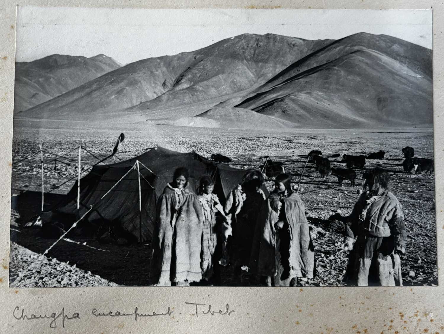 Lot 85 - TWO ALBUMS OF PHOTOGRAPHS OF TIBET AND INDIA, EARLY 20TH CENTURY