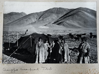 Lot 85 - TWO ALBUMS OF PHOTOGRAPHS OF TIBET AND INDIA, EARLY 20TH CENTURY