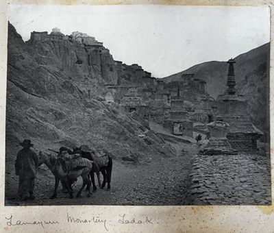 Lot 85 - TWO ALBUMS OF PHOTOGRAPHS OF TIBET AND INDIA, EARLY 20TH CENTURY