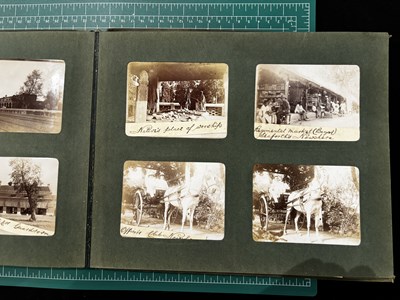 Lot 85 - TWO ALBUMS OF PHOTOGRAPHS OF TIBET AND INDIA, EARLY 20TH CENTURY