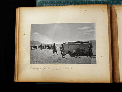 Lot 85 - TWO ALBUMS OF PHOTOGRAPHS OF TIBET AND INDIA, EARLY 20TH CENTURY