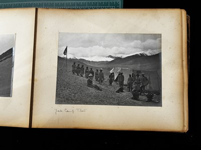 Lot 85 - TWO ALBUMS OF PHOTOGRAPHS OF TIBET AND INDIA, EARLY 20TH CENTURY