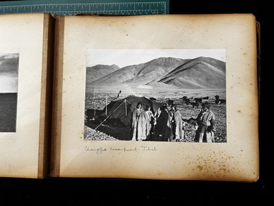 Lot 85 - TWO ALBUMS OF PHOTOGRAPHS OF TIBET AND INDIA, EARLY 20TH CENTURY