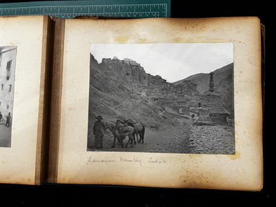 Lot 85 - TWO ALBUMS OF PHOTOGRAPHS OF TIBET AND INDIA, EARLY 20TH CENTURY