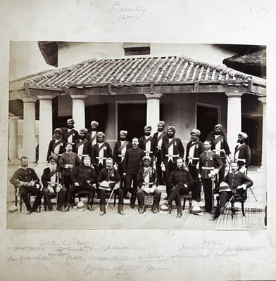 Lot 168 - PHOTOGRAPH PORTRAIT ALBUMS OF BRITISH AND INDIAN MILITARY OFFICERS AND OTHERS, CIRCA 1860-1899