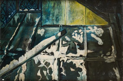 Lot 763 - JOHN BRATBY RA (BRITISH 1928-1992)