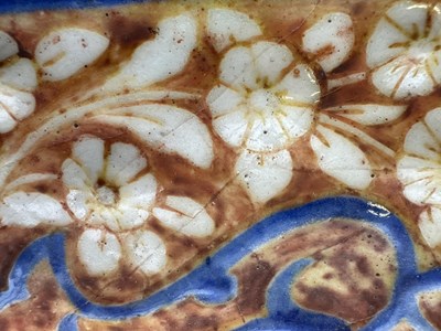 Lot 90 - A TIMURID LUSTRE TILE, IRAN, DATED A.H.860/1455-56 A.D.
