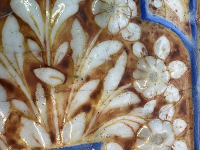 Lot 90 - A TIMURID LUSTRE TILE, IRAN, DATED A.H.860/1455-56 A.D.