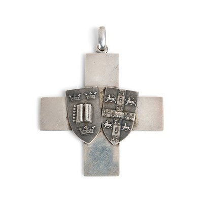 Lot 671 - A VICTORIAN SILVER OXFORD AND CAMBRIDGE PRIZE MEDAL, DANIEL & JOHN WELLBY, LONDON, 1867