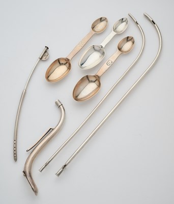 Lot 666 - A SMALL GROUP OF VICTORIAN MEDICAL SILVER, ALL LONDON