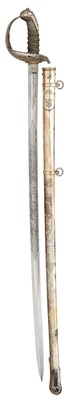 Lot 421 - AN 1897 PATTERN INFANTRY OFFICER’S SWORD OF THE WARWICKSHIRE RIFLE VOLUNTEERS BY REEVES, MAKER