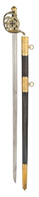 Lot 432 - A REPRODUCTION FRENCH 1814 MODEL MUSKETEER COMPANY CAVALRY SWORD
