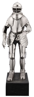 Lot 454 - A FULL ARMOUR FOR A YOUTH IN EUROPEAN MID-17TH CENTURY STYLE