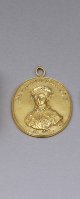 Lot 202 - A GEORGE III SILVER-GILT MEDALLION