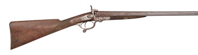 Lot 480 - A PIN-FIRE D.B. UNDER-LEVER SPORTING GUN BY NEWTON, MANCHESTER, LATE 19TH CENTURY