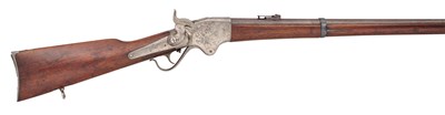 Lot 472 - AN AMERICAN .56-50 RIM-FIRE SPENCER CONTRACT 1865 MODEL BURNSIDE ALTERED REPEATING RIFLE