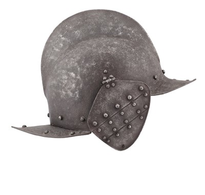 Lot 459 - A MODERN REPRODUCTION BURGONET IN GERMAN EARLY 17TH CENTURY STYLE