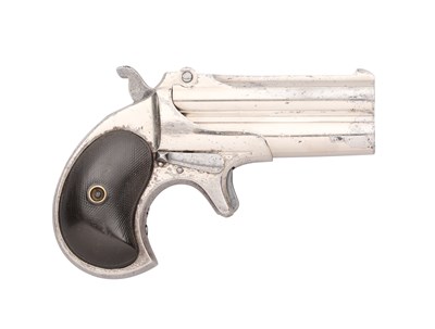 Lot 473 - AN AMERICAN .41 RIM-FIRE OVER-AND-UNDER DERINGER BY REMINGTON ARMS, ILION, N.Y., NO. 228