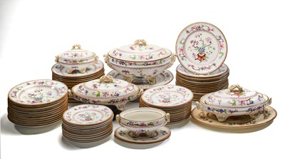 Lot 30 - A ROYAL WORCESTER BONE CHINA PART DINNER SERVICE, 1876 AND CIRCA