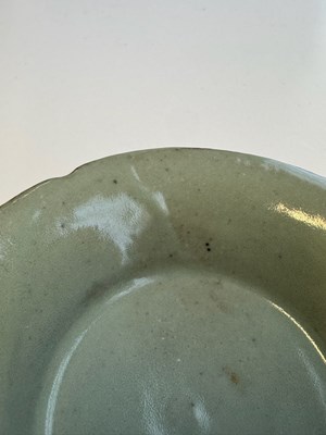 Lot 49 - A CHINESE GUAN-TYPE LOBED BOWL, YUAN DYNASTY (1279-1368)