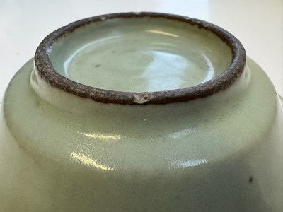 Lot 49 - A CHINESE GUAN-TYPE LOBED BOWL, YUAN DYNASTY (1279-1368)