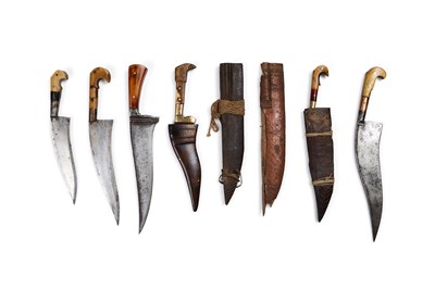 Lot 112 - SIX INDIAN CHHURA, LATE 19TH CENTURY, PROBABLY JODHPUR