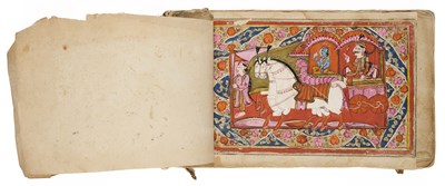 Lot 31 - A COPY OF THE BHAGAVAT GITA, KASHMIR, 19TH CENTURY