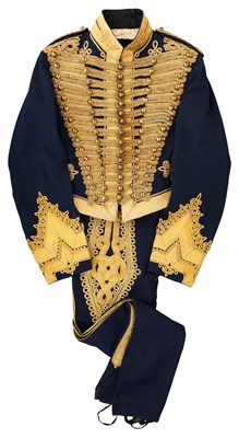Lot 318 - A CASED HUSSAR OFFICER’S UNIFORM, LATE 19TH/EARLY 20TH CENTURY
