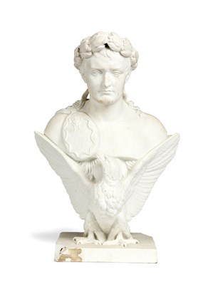 Lot 20 - AFTER BERTEL THORVALDSEN (1770-1844): NAPOLEON I APOTHEOSIS BUST