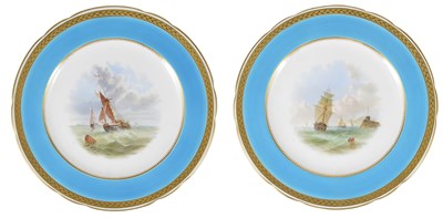 Lot 19 - A PAIR OF MINTON PLATES