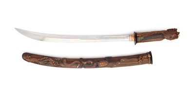 Lot 165 - A JAPANESE WAKIZASHI