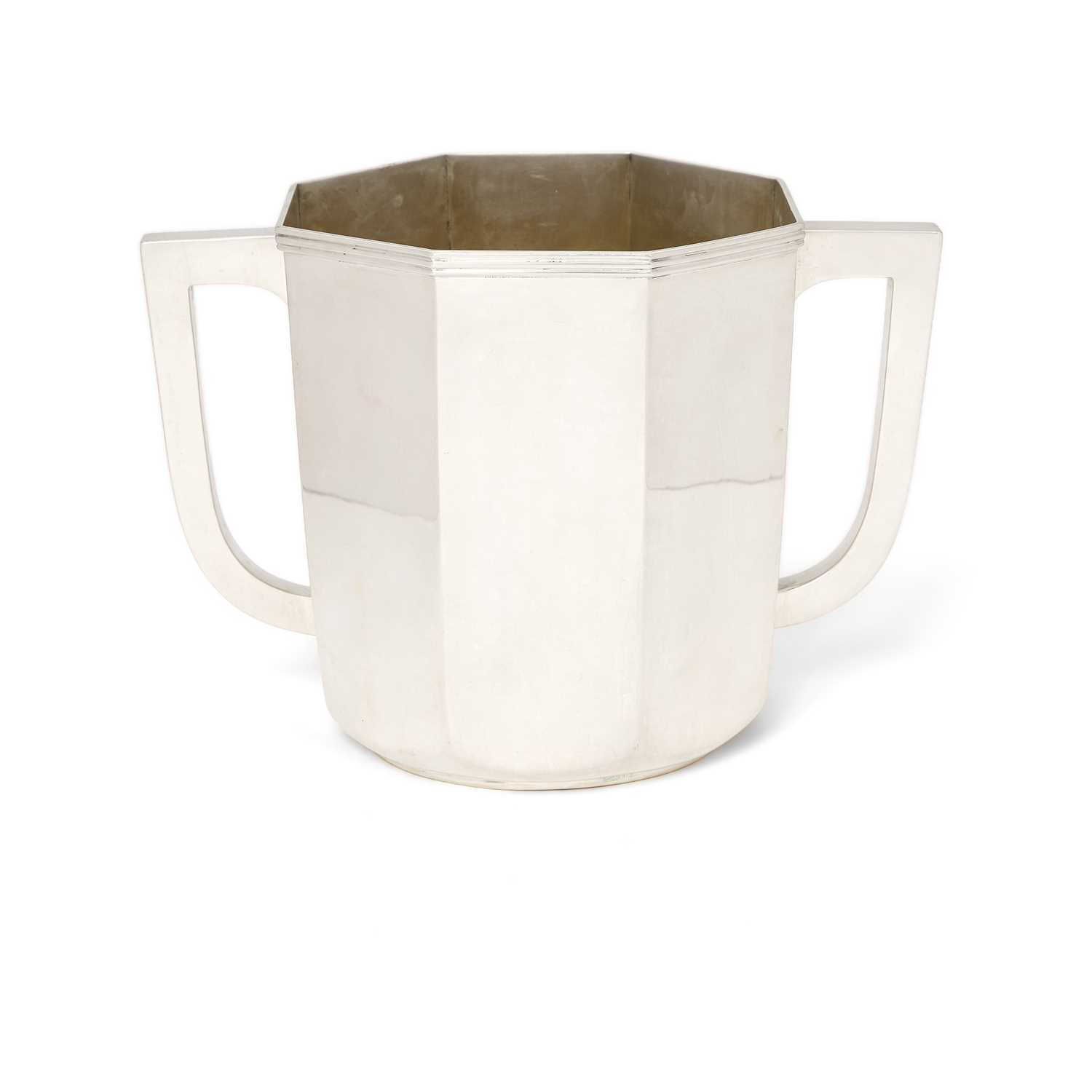 Lot 77 - A GERMAN SILVER WINE COOLER, M.T. WETZLAR, MUNICH, CIRCA 1930