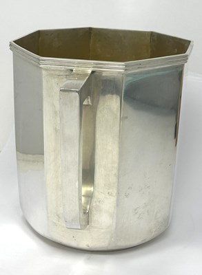 Lot 77 - A GERMAN SILVER WINE COOLER, M.T. WETZLAR, MUNICH, CIRCA 1930
