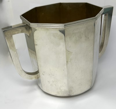 Lot 77 - A GERMAN SILVER WINE COOLER, M.T. WETZLAR, MUNICH, CIRCA 1930