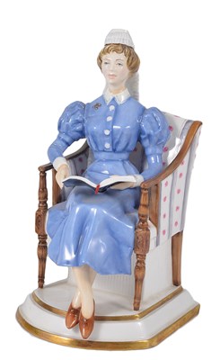 Lot 48 - A ROYAL WORCESTER 'SISTER, THE LONDON HOSPITAL' FIGURE