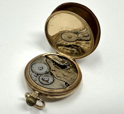Lot 306 - H.J. COOPER & CO. LTD., 'CUDOS': GOLD HALF-HUNTER CASED POCKET WATCH, CIRCA 1928