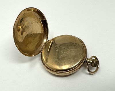 Lot 306 - H.J. COOPER & CO. LTD., 'CUDOS': GOLD HALF-HUNTER CASED POCKET WATCH, CIRCA 1928