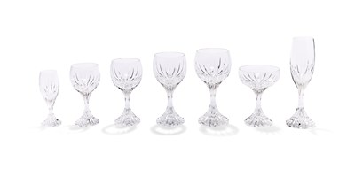 Lot 16 - A SET OF BACCARAT 'MASSENA' DRINIKING GLASSES, CIRCA 2000