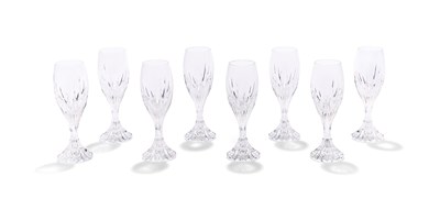Lot 16 - A SET OF BACCARAT 'MASSENA' DRINIKING GLASSES, CIRCA 2000