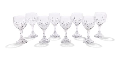 Lot 16 - A SET OF BACCARAT 'MASSENA' DRINIKING GLASSES, CIRCA 2000
