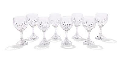 Lot 16 - A SET OF BACCARAT 'MASSENA' DRINIKING GLASSES, CIRCA 2000