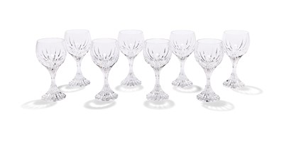 Lot 16 - A SET OF BACCARAT 'MASSENA' DRINIKING GLASSES, CIRCA 2000