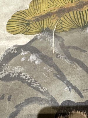 Lot 93 - A KOREAN FOLK PAINTING OF THE MOUNTAIN GOD SANSHIN, JOSEON DYNASTY, LATE 19TH CENTURY