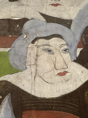 Lot 95 - A KOREAN FOLK PAINTING OF THE SEVEN STARS OF THE BIG DIPPER, JOSEON DYNASTY, 19TH CENTURY