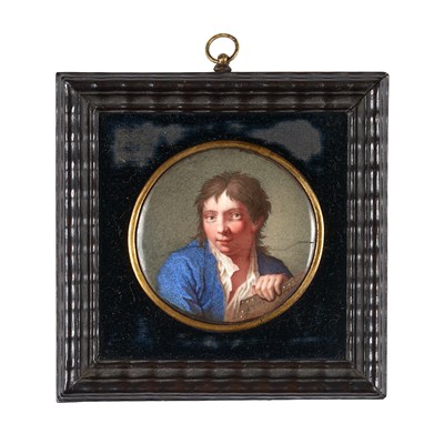 Lot 166 - A PORTRAIT MINIATURE OF A BOY, CONTINENTAL SCHOOL, CIRCA 1780